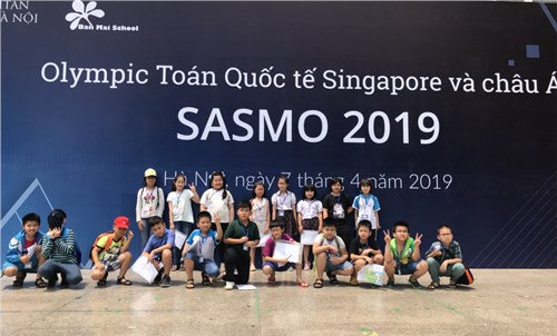 Học sinh trường TH Đô thị Sài Đồng trải nghiệm với cuộc thi Toán quốc tế Sasmo năm 2019
